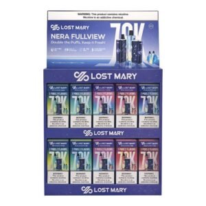 LOST MARY NERA 5% DISPOSABLE KIT + 2POD (480ML) 70K PUFFS 20CT/ DISPLAY