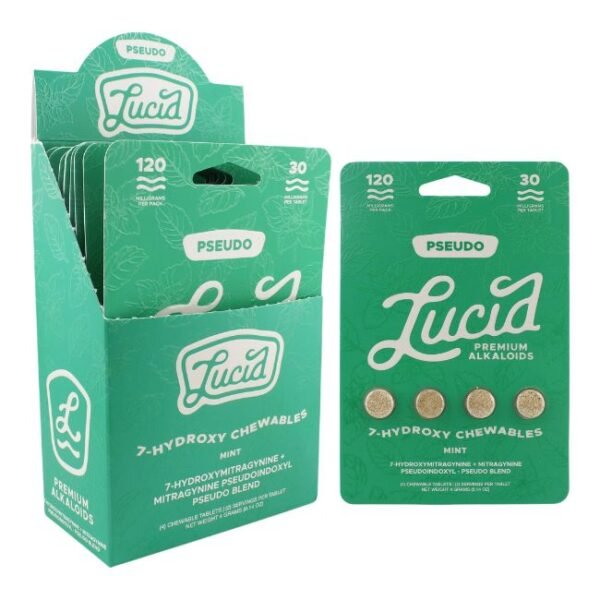 LUCID 7-HYDROXY + PSEUDO PREMIUM ALKALOID 30MG PER TABLET 4CT/10PK