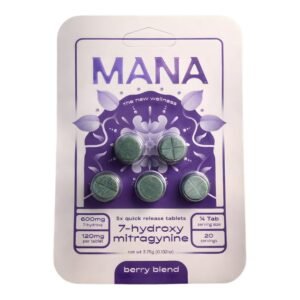 MANA 7-HYDROXY 120MG PER TABLET 5CT/10PK