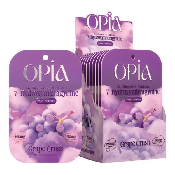 OPIA 7-HYDROXYMITRAGYNINE KRATOM EXTRACT 30MG PER TABLET 4CT/10PK