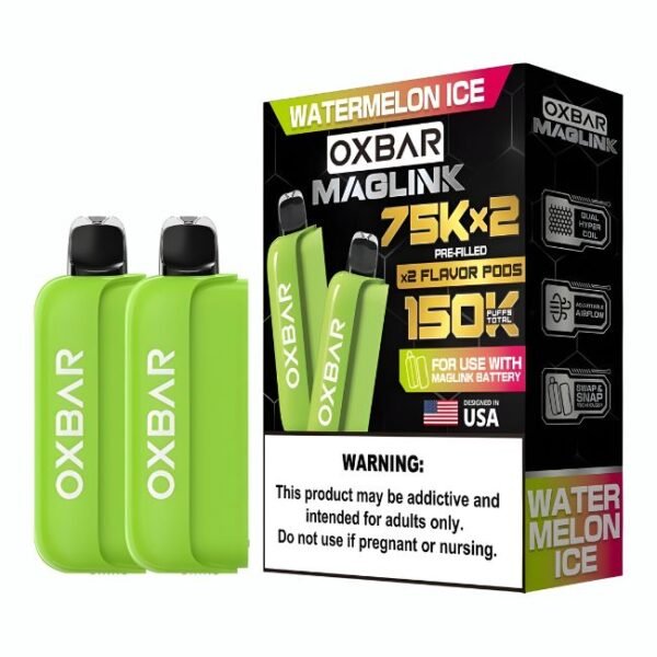 OXBAR MAGLINK 5% DISPOSABLE 2PODS (300ML) 75K PUFFS 5CT/ BOX