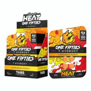 STRAIGHT HEAT ONE FIFTIES 7-HYDROXY 150MG PER TABLET 4CT/10PK