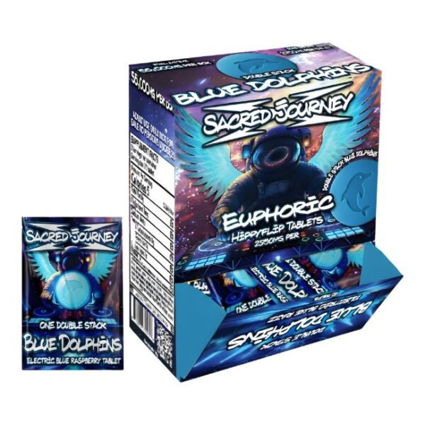 SACRED JOURNEY EUPHORIC MUSHROOM BLEND HERO DOSE HIPPY FLIP DOUBLE STACK 2750MG PER TABLET 1CT/20PK