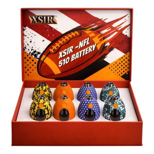 XSIR - NFL 550mAH 510 BATTERY 12CT/ DISPLAY