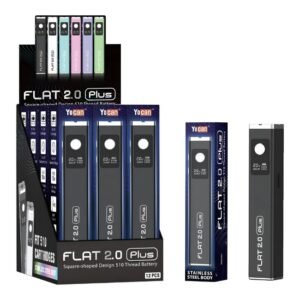 YOCAN FLAT 2.0 PLUS CARTRIDGE 900mAH VAPE BATTERY ASSORTED COLOR 12CT/ DISPLAY