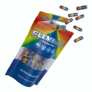 ELEMENTS PREMIUM ROLLING PRISM TIPS 100CT BAG
