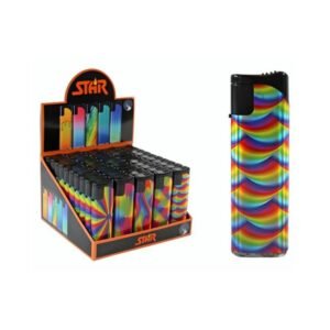 STAR LIGHTER ASSORTED DESIGN 50CT/ DISPLAY