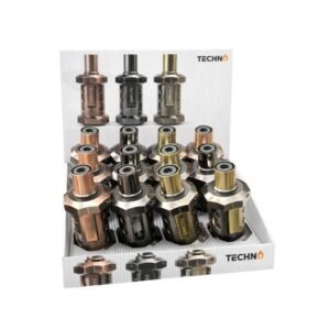 TECHNO CAMOUFLAGE PREMIUM METALLIC TORCH LIGHTER 12CT/ DISPLAY
