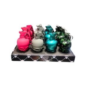 TECHNO 2.75'' SKULL GRENADE TORCH LIGHTER 12CT/ DISPLAY