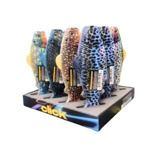 CLICK TROUT FISH TORCH LIGHTER 12CT/ DISPLAY