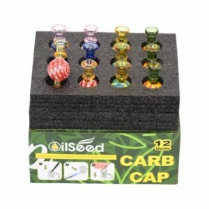 OILSEED FANCY COLORFULL CARB CAP 12CT/ DISPLAY