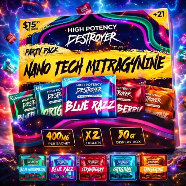 DESTROYER NANO TECH PARTY PACK 200MG PER TABLET 2CT/50PK PRE PRICED $15.99 (FLORIDA COMPLIANT)