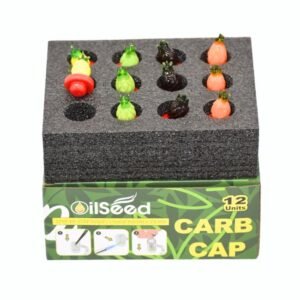 OILSEED PINEAPPLE SHAPE FANCY CARB CAP 12CT/ DISPLAY