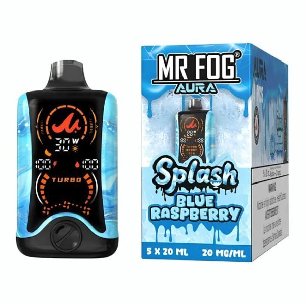 MR FOG AURA SPLASH 5% DISPOSABLE (130ML) 60K PUFFS 5CT/ BOX