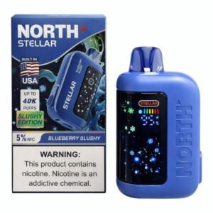 NORTH STELLAR DARK MOON EDI. 5% DISPOSABLE (100ML) 40K PUFFS 5CT/ BOX (BUILT IN USA)