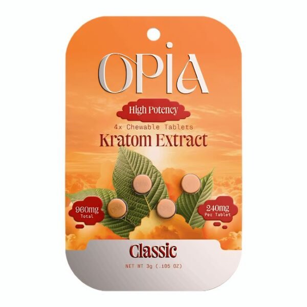 OPIA KRATOM EXTRACT 240MG PER TABLET 4CT/10PK