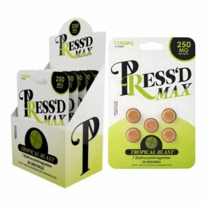 PRESSD MAX 7-HYDROXYMITRAGYNINE 250MG PER TABLET 5CT/10PK