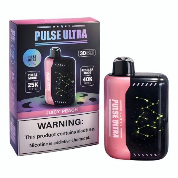 PULSE ULTRA 5% DISPOSABLE (90ML) PUL. MODE 25K & REG. MODE 40K PUFFS 5CT/ BOX (TEXAS COMPLIANT)