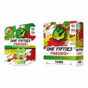 STRAIGHT HEAT ONE FIFTIES PSEUDO+ 150MG PER TABLET 4CT/10PK