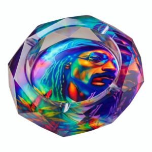 OILSEED SNOOP DOGG HEAVY DUTY MEDIUM GLASS ASHTRAY