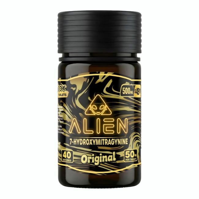 ALIEN 7-HYDROXY 50MG PER TABLET 10CT/ JAR (PRE PRICED $49.99) ALIEN 7-HYDROXY 50MG PER TABLET 10CT/ JAR (PRE PRICED $49.99)