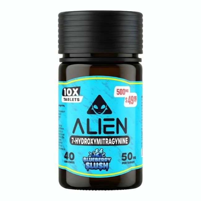 ALIEN 7-HYDROXY 50MG PER TABLET 10CT/ JAR (PRE PRICED $49.99) ALIEN 7-HYDROXY 50MG PER TABLET 10CT/ JAR (PRE PRICED $49.99)