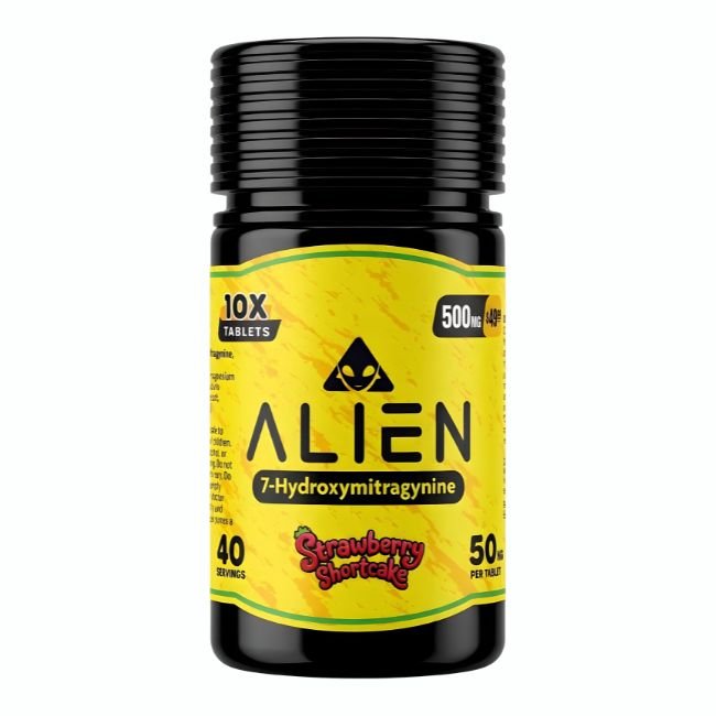 ALIEN 7-HYDROXY 50MG PER TABLET 10CT/ JAR (PRE PRICED $49.99) ALIEN 7-HYDROXY 50MG PER TABLET 10CT/ JAR (PRE PRICED $49.99)