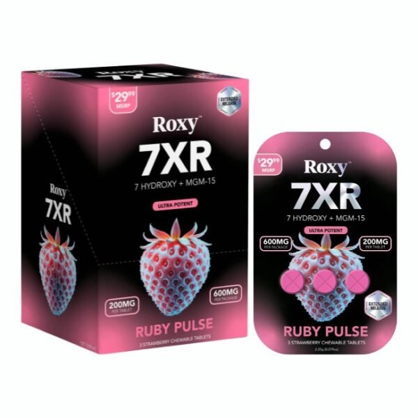 ROXY 7XR 7-HYDROXY + MGM-15 200MG PER TABLET 3CT/10PK (PRE PRICED $29.99)