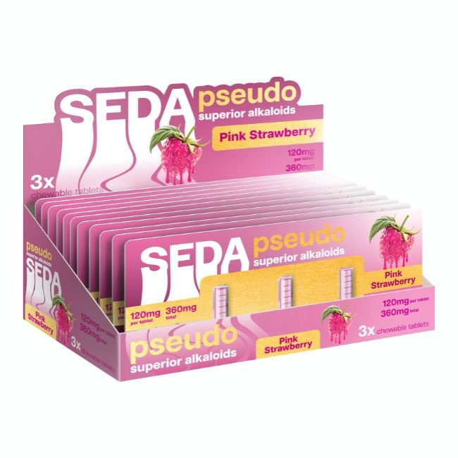 SEDA120MG3CT01 SEDA PSEUDO SUPERIOR ALKALOIDS 120MG PER TABLET 3CT/10PK