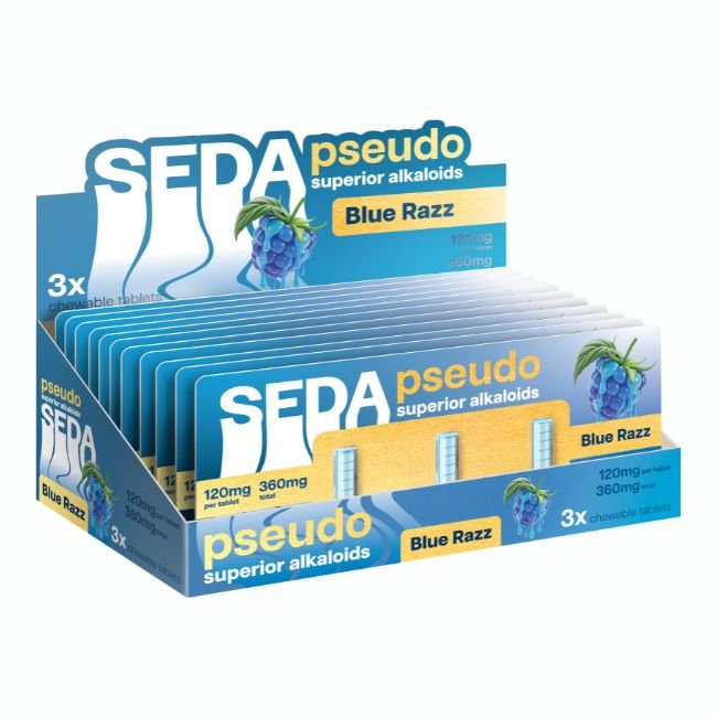 SEDA120MG3CT03 SEDA PSEUDO SUPERIOR ALKALOIDS 120MG PER TABLET 3CT/10PK
