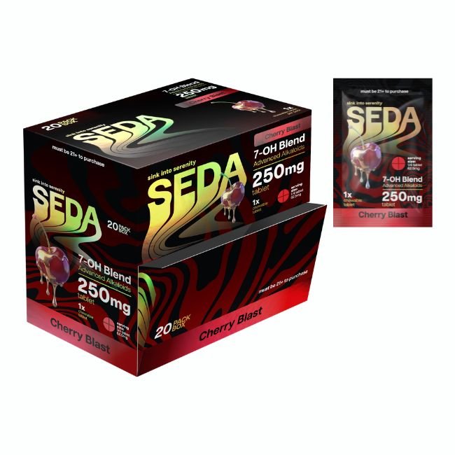 SEDA250MG1CT03 SEDA 7-OH HYDROXY BLEND 250MG PER TABLET 1CT/20PK