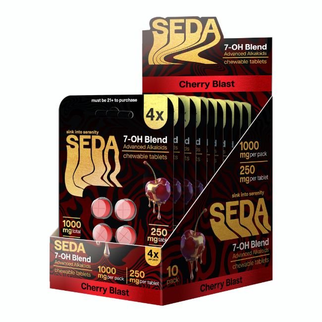 SEDA250MG4CT02 SEDA 7-OH HYDROXY BLEND 250MG PER TABLET 4CT/10PK