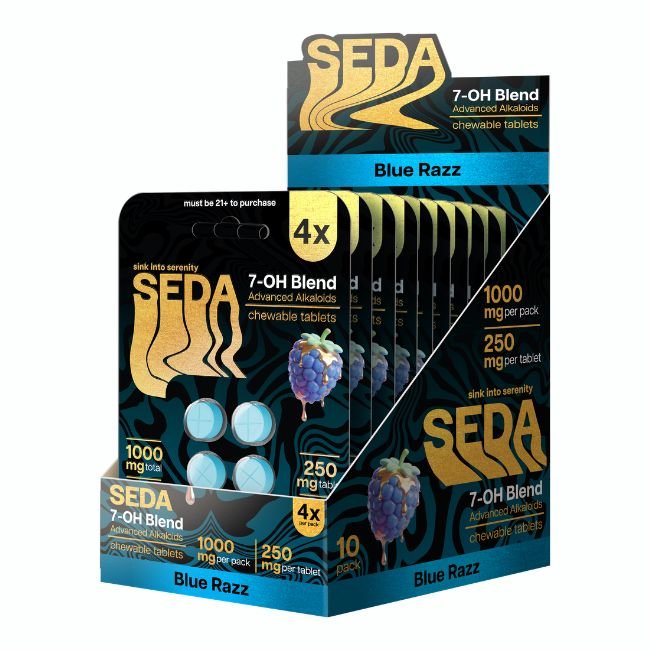 SEDA250MG4CT03 SEDA 7-OH HYDROXY BLEND 250MG PER TABLET 4CT/10PK