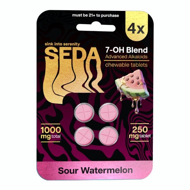SEDA250MG4CT05 SEDA 7-OH HYDROXY BLEND 250MG PER TABLET 4CT/10PK