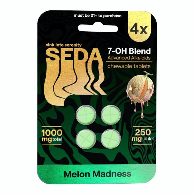SEDA250MG4CT08 SEDA 7-OH HYDROXY BLEND 250MG PER TABLET 4CT/10PK