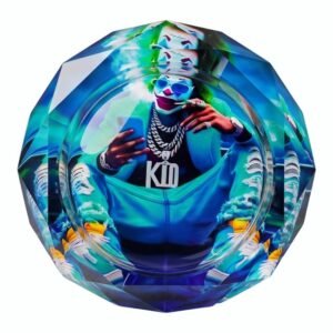 OILSEED JOKER HEAVY DUTY MEDIUM GLASS ASHTRAY