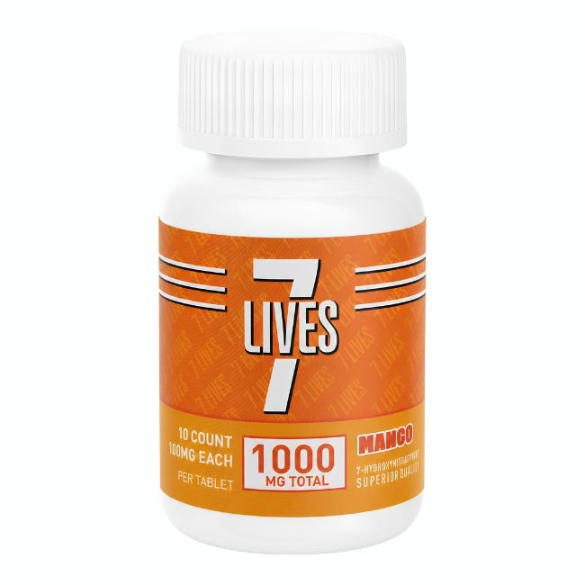 7 LIVES 7-HYDROXY 100MG PER TABLET 10CT/ JAR 7 LIVES 7-HYDROXY 100MG PER TABLET 10CT/ JAR