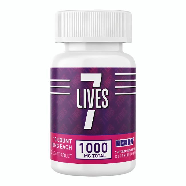 7 LIVES 7-HYDROXY 100MG PER TABLET 10CT/ JAR 7 LIVES 7-HYDROXY 100MG PER TABLET 10CT/ JAR