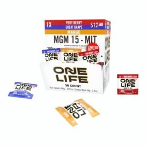 ONE LIFE BY 7ORZ MGM 15 - MIT ASSORTED FLAVOR 200MG PER TABLET 1CT/30PK
