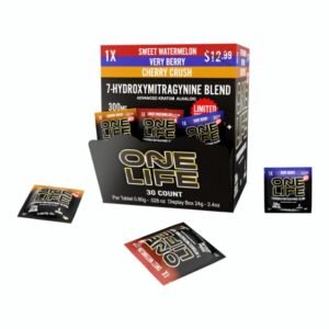 ONE LIFE BY 7ORZ 7-HYDROXY ASSORTED FLAVOR 300MG PER TABLET 1CT/30PK