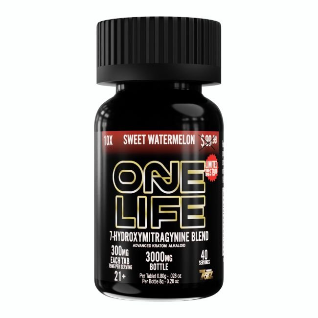 ONE LIFE BY 7ORZ 7-HYDROXY 300MG PER TABLET 10CT/ JAR ONE LIFE BY 7ORZ 7-HYDROXY 300MG PER TABLET 10CT/ JAR