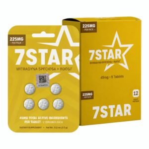 7 STAR MITRAGYNA SPECIOSA + BOOST 45MG PER TABLET 5CT/12PK