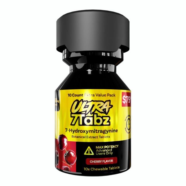 7TABZ ULTRA 7-HYDROXY 135MG PER TABLET 10CT/ JAR (PRE PRICED 79.99) 7TABZ ULTRA 7-HYDROXY 135MG PER TABLET 10CT/ JAR (PRE PRICED 79.99)