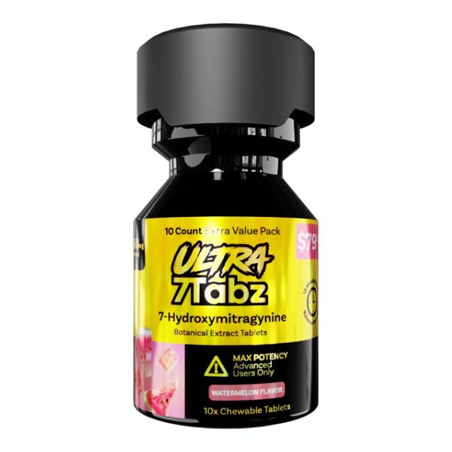 7TABZ ULTRA 7-HYDROXY 135MG PER TABLET 10CT/ JAR (PRE PRICED 79.99) 7TABZ ULTRA 7-HYDROXY 135MG PER TABLET 10CT/ JAR (PRE PRICED 79.99)