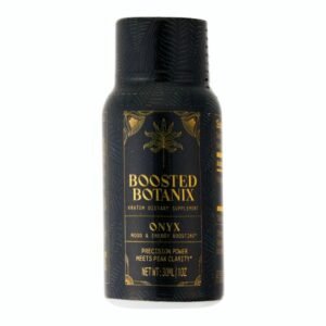 BOOSTED BOTANIX KRATOM DIETARY SUPPLEMENT 1OZ 30ML SHOTS ONYX 12CT/BOX