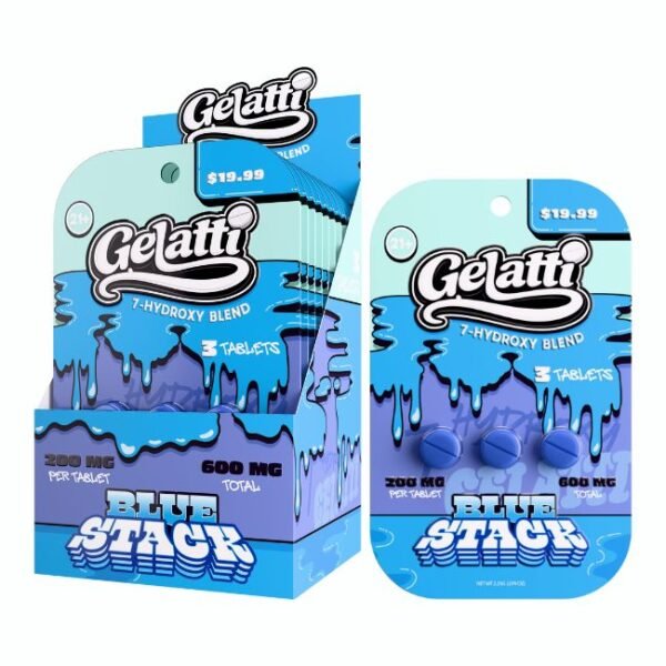 GELATTI 7-HYDROXY BLEND 200MG PER TABLET 3CT/10PK (PRE PRICED $19.99)