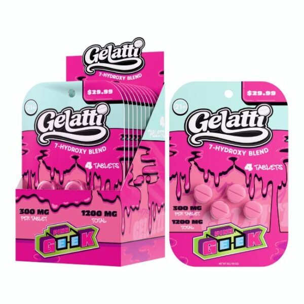 GELATTI 7-HYDROXY BLEND 300MG PER TABLET 4CT/10PK (PRE PRICED $29.99)