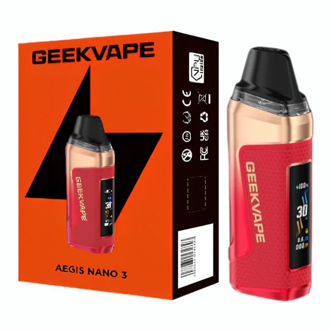 GEEKVAPE AEGIS NANO 3 1600mAH (2ML) STARTER KIT GEEKVAPE AEGIS NANO 3 1600mAH (2ML) STARTER KIT