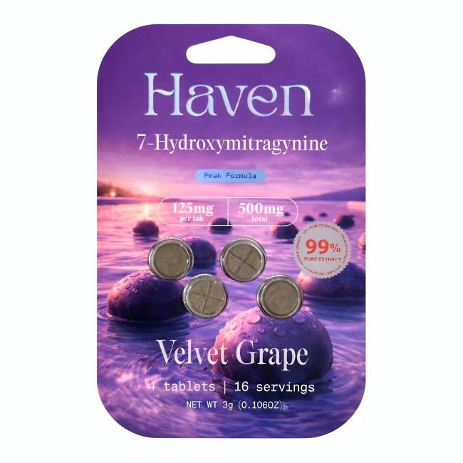 HAVEN 7-HYDROXY PEAK FORMULA 125MG PER TABLET 4CT/10PK HAVEN 7-HYDROXY PEAK FORMULA 125MG PER TABLET 4CT/10PK