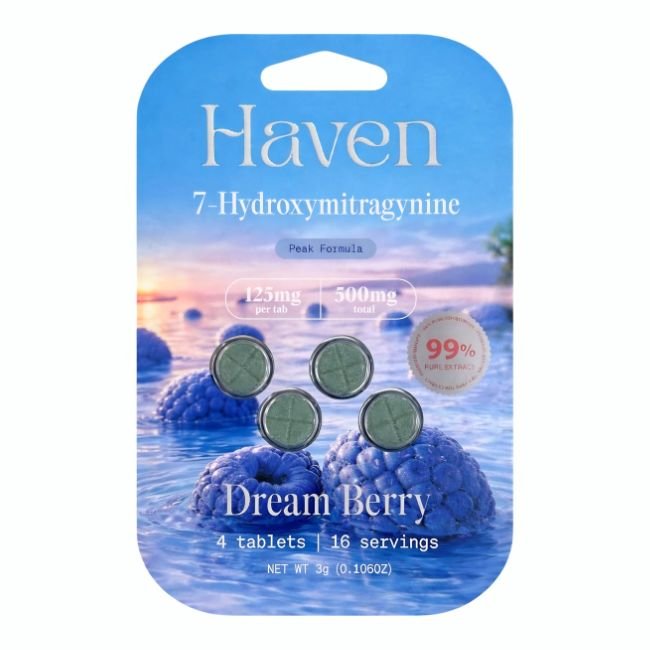 HAVEN 7-HYDROXY PEAK FORMULA 125MG PER TABLET 4CT/10PK HAVEN 7-HYDROXY PEAK FORMULA 125MG PER TABLET 4CT/10PK